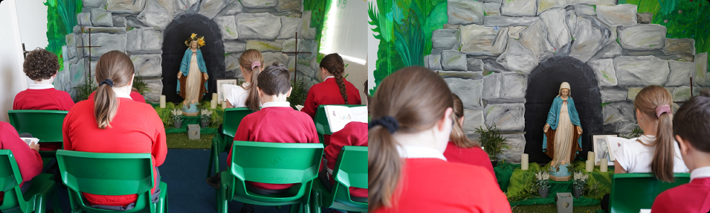 Children praying